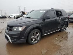 Salvage cars for sale at Elgin, IL auction: 2015 Dodge Journey Crossroad