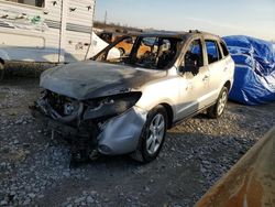 Salvage cars for sale at Earlington, KY auction: 2007 Hyundai Santa FE SE