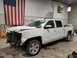 Chevrolet salvage cars for sale: 2017 Chevrolet Silverado K1500 LT