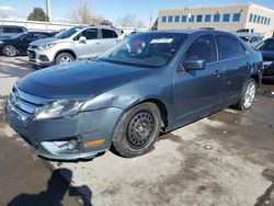 Salvage cars for sale at Littleton, CO auction: 2012 Ford Fusion SE