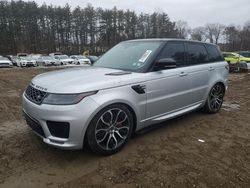 Salvage cars for sale at North Billerica, MA auction: 2019 Land Rover Range Rover Sport Supercharged Dynamic