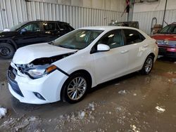 Salvage cars for sale at Franklin, WI auction: 2015 Toyota Corolla L