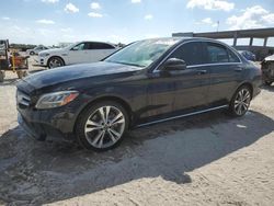 Salvage cars for sale at West Palm Beach, FL auction: 2019 Mercedes-Benz C300