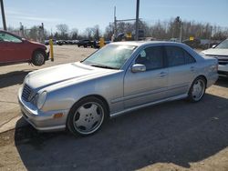 Salvage cars for sale at Chalfont, PA auction: 2001 Mercedes-Benz E 55 AMG