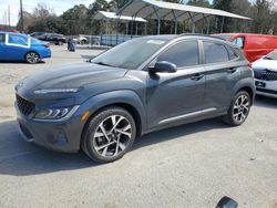 Salvage cars for sale at Savannah, GA auction: 2022 Hyundai Kona Limited