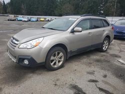 Salvage cars for sale at Arlington, WA auction: 2014 Subaru Outback 3.6R Limited