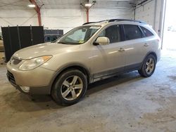 Salvage cars for sale at Center Rutland, VT auction: 2008 Hyundai Veracruz GLS