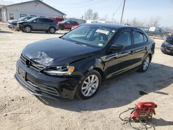 Salvage cars for sale at Pekin, IL auction: 2015 Volkswagen Jetta SE