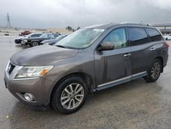 Salvage cars for sale at Houston, TX auction: 2015 Nissan Pathfinder S