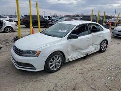 Salvage cars for sale at Indianapolis, IN auction: 2015 Volkswagen Jetta SE