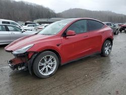 Salvage cars for sale at Ellwood City, PA auction: 2023 Tesla Model Y