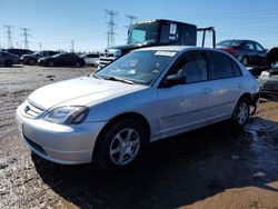 Salvage cars for sale at Elgin, IL auction: 2003 Honda Civic LX