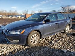 Salvage cars for sale at Chicago Heights, IL auction: 2015 Volkswagen Passat S