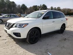 Salvage cars for sale at Mendon, MA auction: 2018 Nissan Pathfinder S