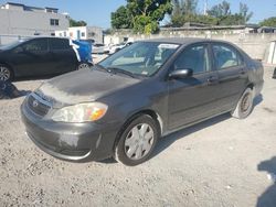 Toyota salvage cars for sale: 2008 Toyota Corolla CE