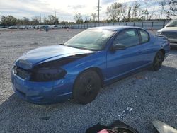 Chevrolet salvage cars for sale: 2006 Chevrolet Monte Carlo LT