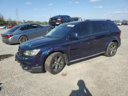 Salvage cars for sale at Riverview, FL auction: 2017 Dodge Journey Crossroad