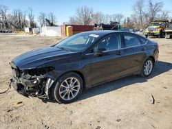 Salvage cars for sale from Copart Baltimore, MD: 2017 Ford Fusion SE