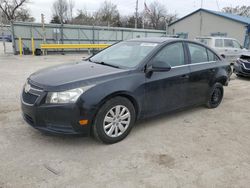 Salvage cars for sale at Wichita, KS auction: 2011 Chevrolet Cruze LT