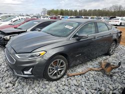 Salvage cars for sale at Cartersville, GA auction: 2019 Ford Fusion Titanium