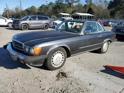 Salvage cars for sale at Savannah, GA auction: 1986 Mercedes-Benz 560 SL