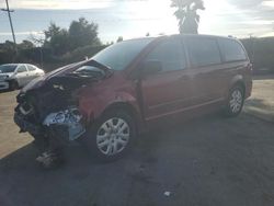 Salvage cars for sale at San Martin, CA auction: 2016 Dodge Grand Caravan SE