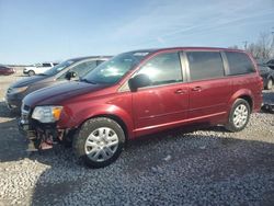 Salvage cars for sale at Wayland, MI auction: 2017 Dodge Grand Caravan SE