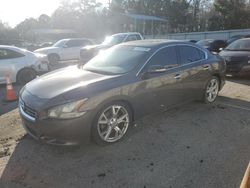 Salvage cars for sale at Savannah, GA auction: 2012 Nissan Maxima S