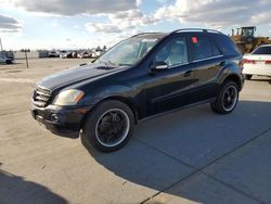 Salvage cars for sale at Sacramento, CA auction: 2007 Mercedes-Benz ML 350