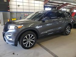 Salvage cars for sale at East Granby, CT auction: 2020 Ford Explorer ST