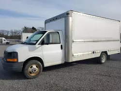 Salvage trucks for sale at Assonet, MA auction: 2010 GMC Savana Cutaway G3500