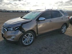 Salvage cars for sale at Houston, TX auction: 2018 Chevrolet Equinox Premier