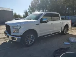 Salvage cars for sale at Midway, FL auction: 2016 Ford F150 Supercrew