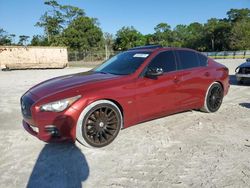 Salvage cars for sale at Fort Pierce, FL auction: 2016 Infiniti Q50 Premium