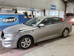 Salvage cars for sale from Copart Angola, NY: 2016 KIA Optima LX