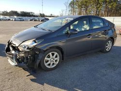 Salvage cars for sale at Dunn, NC auction: 2013 Toyota Prius