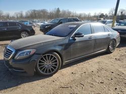 Salvage cars for sale at Chalfont, PA auction: 2015 Mercedes-Benz S 550 4matic