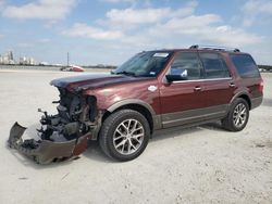 Salvage cars for sale at New Braunfels, TX auction: 2017 Ford Expedition XLT