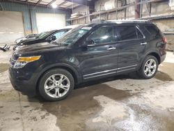 Salvage cars for sale at Eldridge, IA auction: 2013 Ford Explorer Limited