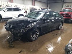 Salvage cars for sale at Elgin, IL auction: 2015 Honda Accord Sport