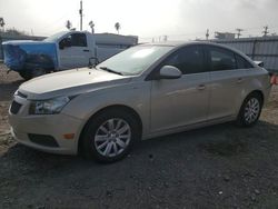 Salvage cars for sale at Mercedes, TX auction: 2011 Chevrolet Cruze LT