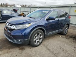 Salvage cars for sale at Pennsburg, PA auction: 2018 Honda CR-V EXL