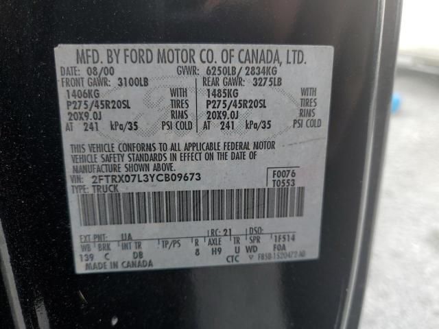 2000 Ford F150