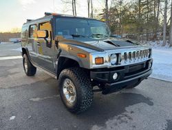 Salvage cars for sale at North Billerica, MA auction: 2005 Hummer H2