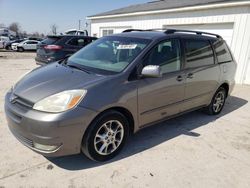 Salvage cars for sale at Cicero, IN auction: 2005 Toyota Sienna XLE