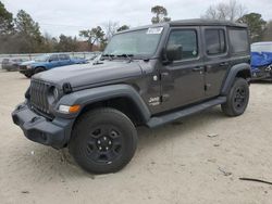 Salvage cars for sale at Hampton, VA auction: 2018 Jeep Wrangler Unlimited Sport