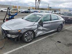 Salvage cars for sale at Van Nuys, CA auction: 2022 Honda Accord Hybrid EXL