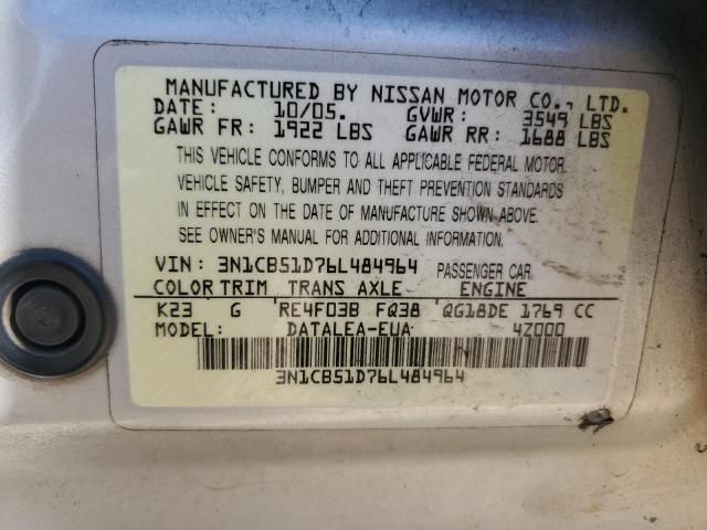 2006 Nissan Sentra 1.8