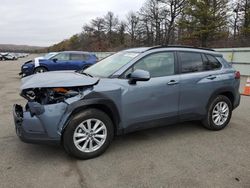 Salvage cars for sale at Brookhaven, NY auction: 2022 Toyota Corolla Cross LE