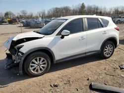 Salvage cars for sale at Chalfont, PA auction: 2016 Mazda CX-5 Touring